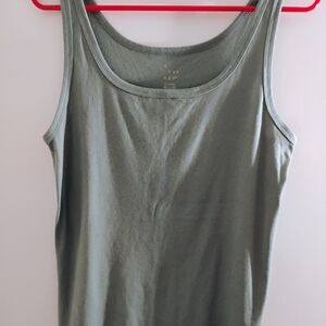 Dark Sage Green Tank Top Plus Size
